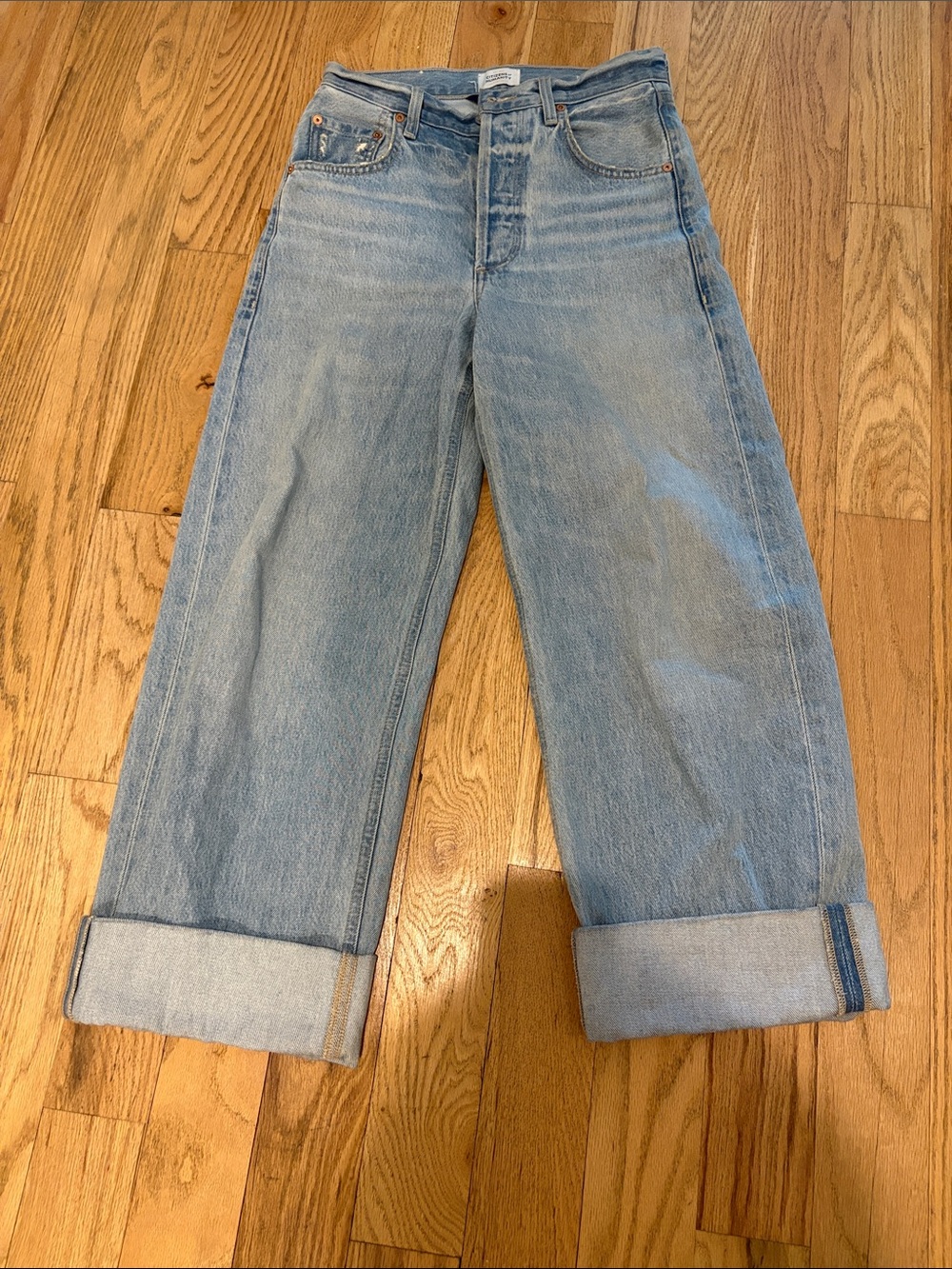 Citizens Of Humanity Light Blue Ayla Boyfriend Jeans